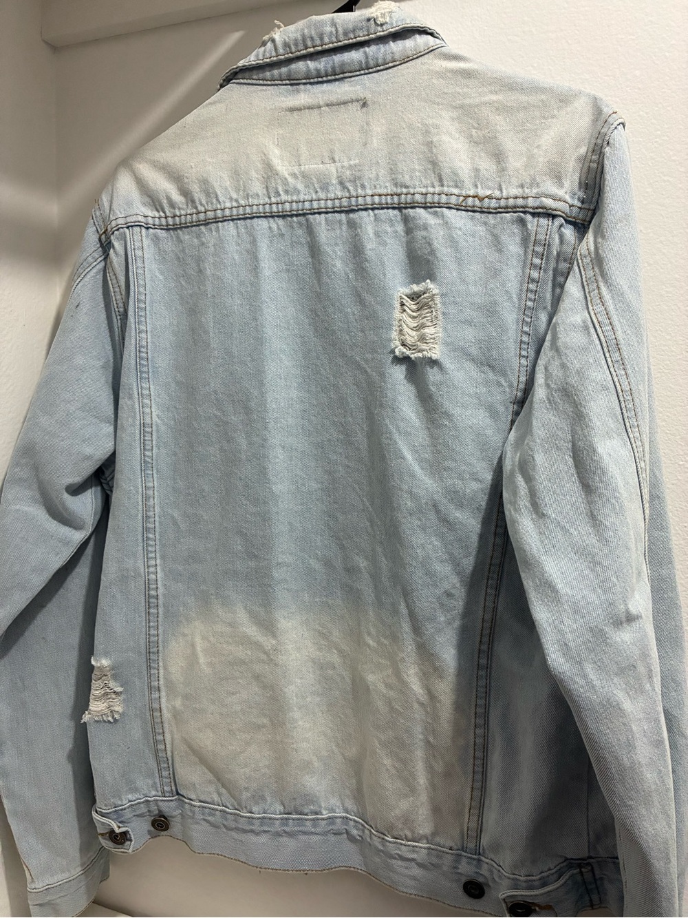 Distressed Denim Jacket - Picture 2 of 4